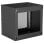 Rack de pared Intellinet 714174 9U acero galvanizado negro puerta de cristal 50 kg
