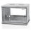 Techly I-CASE EL-1006G45 Bastidor de Parede 6U com Porta de Vidro Temperado Cinzento