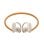 Auriculares Havit 6939119066482 inalámbricos Bluetooth para llamadas, música y deporte, color beige