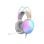 Casque Havit 6939119064990 filaire gaming avec micro perche rétroéclairé blanc