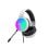 Casque Havit H2043U filaire USB pour gaming avec micro à perche noir et blanc