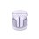 Auriculares Havit 6939119079086 inalámbricos Bluetooth para música, modo gaming, color violeta