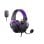 Casque Havit H2002C+U filaire Jack 3,5 mm spécial gaming avec micro détachable noir violet