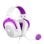Casque Havit 6950676214154 filaire pour gaming avec microphone, violet et blanc