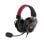 Casque Havit H2008D filaire mini-jack pour gaming avec micro, noir et rouge