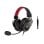 Casque Havit H2008D filaire mini-jack pour gaming avec micro, noir et rouge