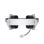 Casque Havit H2033D filaire et sans fil pour gaming, micro-casque circum-aural, noir et blanc