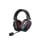Casque Havit 6939119065584 Gaming filaire et sans fil Bluetooth, micro boom, noir et rouge