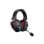 Casque Havit 6939119065584 Gaming filaire et sans fil Bluetooth, micro boom, noir et rouge