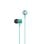 Casque Havit HV-H2178D filaire jack 3,5 mm pour musique, intra-auriculaire, bleu
