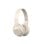 Casque Havit H628BT sans fil et filaire Bluetooth 5.3 pour musique, pliable, beige