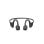 Ecouteurs Havit 6939119041489 sans fil Bluetooth sport et appels conduction osseuse IPX5 noirs