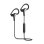 Savio WE-03 Auriculares Desportivos Sem Fios Bluetooth com Microfone e Controlos Integrados Pretos