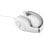 Auriculares Esperanza EH138W con cable, conexión jack 3,5 mm, música, plegables, cancelación de ruido, blancos