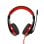 Kopfhörer iBox SHPI1528MV kabelgebunden 3,5 mm Gaming Binaural mit Mikrofon Schwarz Rot