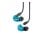 Auriculares Shure AONIC 215 com fio controlo em linha Cancelamento Ativo de Ruído Azul Translúcido