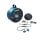 Auriculares Shure AONIC 215 com fio controlo em linha Cancelamento Ativo de Ruído Azul Translúcido