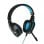 Kopfhörer iBox X8 kabelgebunden 3,5 mm/USB Gaming mit Beleuchtung Schwarz Blau