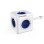 Régua de tomadas Allocacoc PowerCube Extended Type E 5 tomadas 1,5 m azul interior