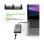 Hub USB-C Acer HP.DSCAB.002 3x USB-A HDMI VGA RJ-45 Leitor SD MicroSD Prata