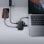 Docking Station AUKEY CB-C71 100 W USB-C HDMI RJ-45 Lector SD Negro