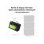 Batterie Green Cell LFPGC12V100AH LiFePO4 12,8 V 100 Ah 1280 Wh IP54 Noir Vert