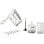 Batidora Bosch MFQ36480 Gris Blanco 450W 5 velocidades Turbo Varillas Ganchos