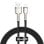 Cable Baseus Cafule 1 m Lightning USB A Macho Negro transferencia 480 Mbps