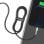 Cable Baseus Cafule 1 m Lightning USB A Macho Negro transferencia 480 Mbps