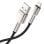Cable Baseus Cafule 1 m Lightning USB A Macho Negro transferencia 480 Mbps