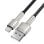 Cable Baseus Cafule 1 m Lightning USB A Macho Negro transferencia 480 Mbps