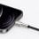 Cable Baseus Cafule 1 m Lightning USB A Macho Negro transferencia 480 Mbps