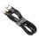 Cable Baseus Cafule 1 m Lightning a USB A Macho Negro Oro