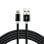Cable Everactive CBS-1IB 1 m Lightning USB A Macho Negro 2.4A Silicona