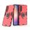 Funda para móvil Max Power Digital Magnética Silicona Roja con Anillo Giratorio para Galaxy A56 5G