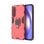 Funda para móvil Max Power Digital Magnética Silicona Roja con Anillo Giratorio para Galaxy A56 5G