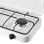Hornillo de gas Melchioni Family Minerva New 2 quemadores alto rendimiento exterior blanco