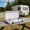 Hornillo de gas Melchioni Family Minerva New 2 quemadores alto rendimiento exterior blanco