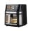 Freidora de aire Melchioni Gaia Plus 8L 2200W doble resistencia display LED