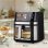 Heißluftfritteuse Melchioni Family Gaia Plus Sichtfenster 8 L 2200 W Doppelheizung