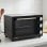 Horno eléctrico Melchioni Enjoy 31 31L Negro ventilado doble vidrio grill timer 1500W