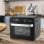 Horno eléctrico Melchioni Vittoria 24 litros Negro multifunción con freidora de aire y pantalla táctil