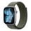 Bracelet Apple MFFJ4ZM/A Sport Loop Vert Nylon Recyclé pour Apple Watch 44/45/46/49 mm