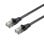Cavo di rete UNITEK C1811GBK 3 m Cat6 RJ-45 Nero contatti dorati PVC