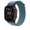 Correia Apple MG9L4ZM/A Azul Loop Alpine Titânio Tamanho M para Watch 44-49 mm