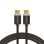 DisplayPort Kabel Savio CL-165 1 m 8K 60 Hz 1.4 Schwarz Baumwollummantelung