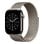 Bracelet Milanese Loop Apple MGJ24ZM/A acier inoxydable magnétique Apple Watch 44/45/46/49 mm naturel