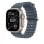 Bracelete Apple Ocean Anchor Blue 44-49 mm Elastómero Titânio