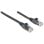 Cable de red Intellinet Cat6 UTP 3 m RJ-45 negro contactos oro