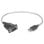 Convertidor USB a Serie Manhattan 179397 Negro Transparente 0,45 m